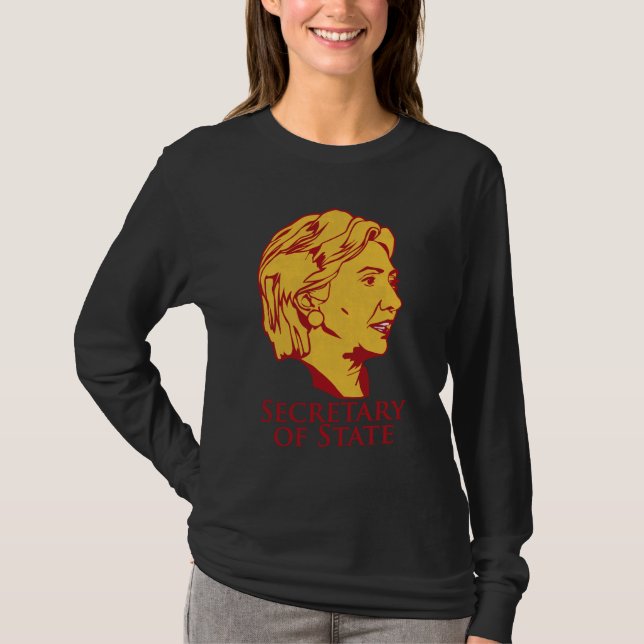 Camiseta Secretario de Estado de Hillary Clinton - (Anverso)