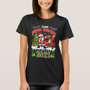 Camiseta Secretario de la Escuela de Equipo 2022 Papel de á