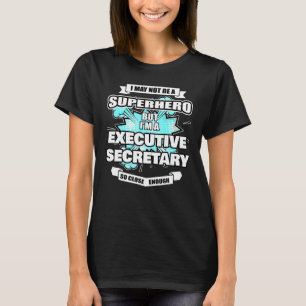 Camiseta Secretario de negocios Superhéroe Business