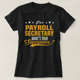 Camiseta Secretario de nóminas