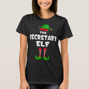 Camiseta Secretario Elf Navidades familiares coincidentes P