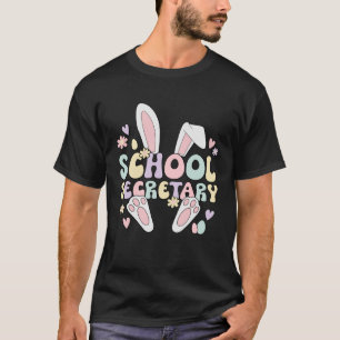 Camiseta Secretario Escolar Easter Bunny School, Secretario