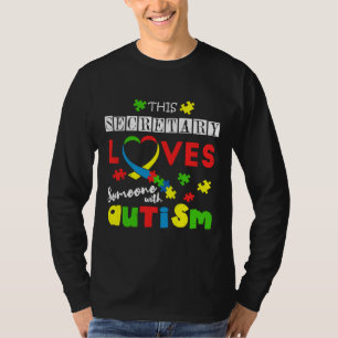 Camiseta Secretario Rompecabezas Amor Especial Autismo Conc