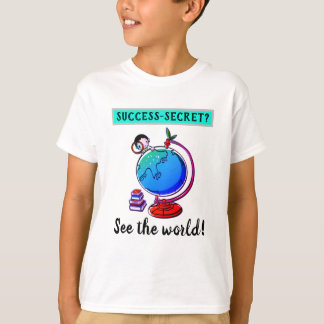 Camiseta Secreto de Éxito de los Niños - Ver el Mundo Camis