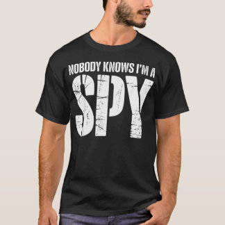 Camiseta Secreto Divertido de Espía