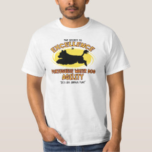 Camiseta Secreto portugués del perro de agua de la agilidad