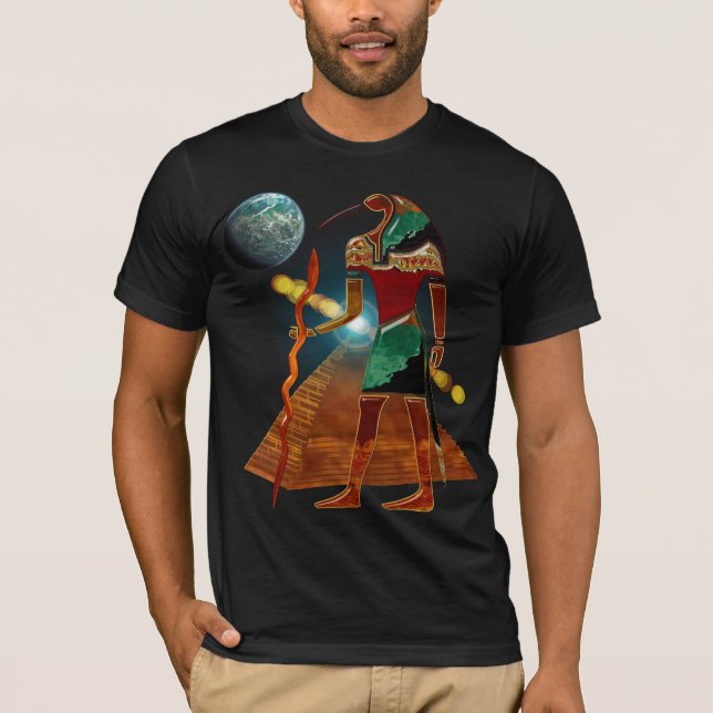 Camiseta Secretos antiguos THOTH 3D Ciencia Egipcia 2 (Anverso)