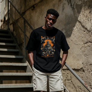 Camiseta Secretos Oscuros – Castillo Embrujado Gótico Hallo