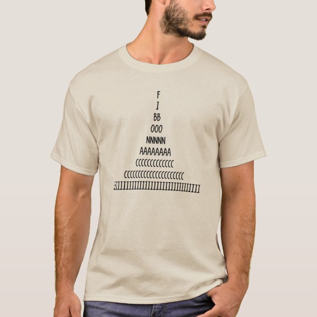 Camiseta Secuencia de Fibonacci (Anverso)