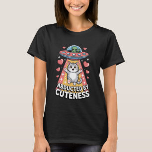Camiseta Secuestrado por el Alien de la Gracia Gato Humor O
