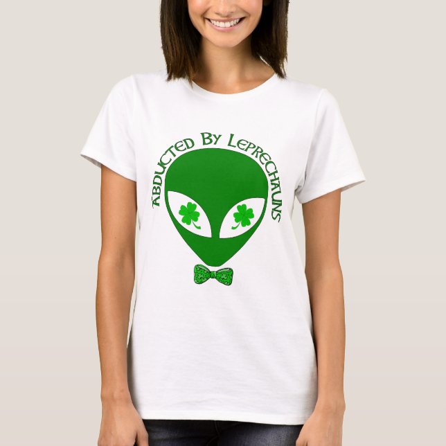 Camiseta Secuestrado por los Leprechauns extranjeros (Anverso)