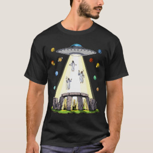 Camiseta Secuestro alienígena de Stonehenge