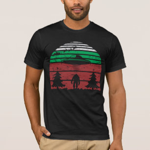 Camiseta Secuestro de Alien a Pie de OVNI