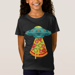 Camiseta Secuestro de Alimentos Alienados Pizza Fast Food L