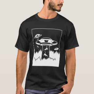 Camiseta Secuestro de dinosaurios Alien SciFi UFO Extraterr
