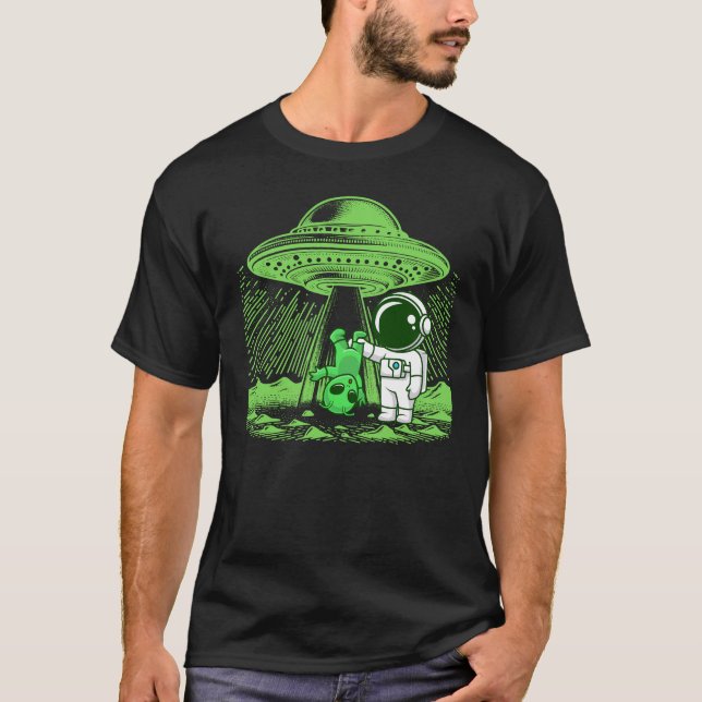 Camiseta Secuestro de extranjeros con astronauta Personaliz (Anverso)
