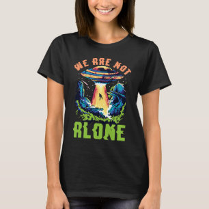 Camiseta Secuestro de extranjeros No estamos solos OVNI