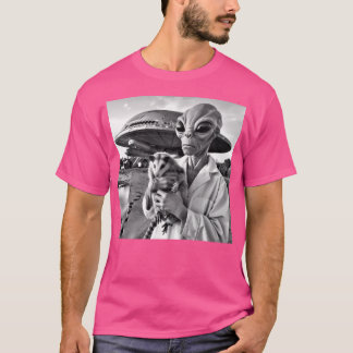 Camiseta Secuestro de extranjeros Possum Ufo Possum Meme Fu