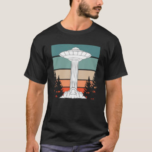 Camiseta Secuestro de extranjeros retro ficción científica 