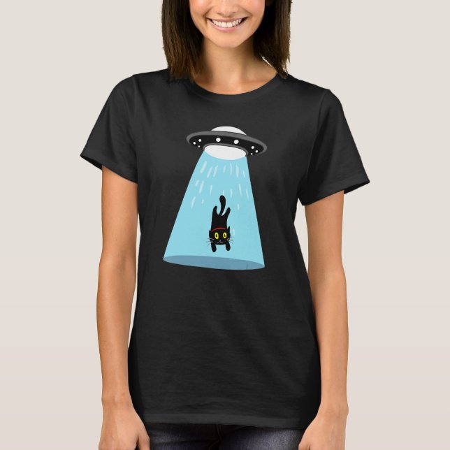 Camiseta Secuestro de gato alienígena (Anverso)