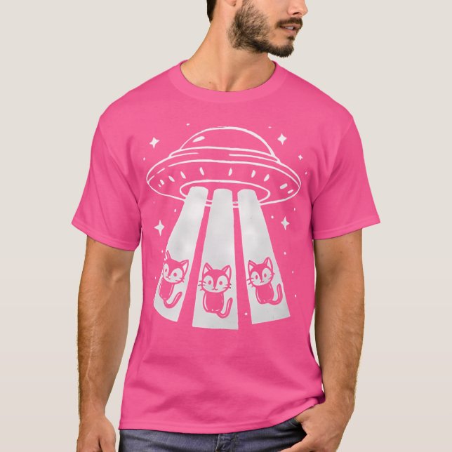 Camiseta Secuestro De Gatos Ufo (Anverso)