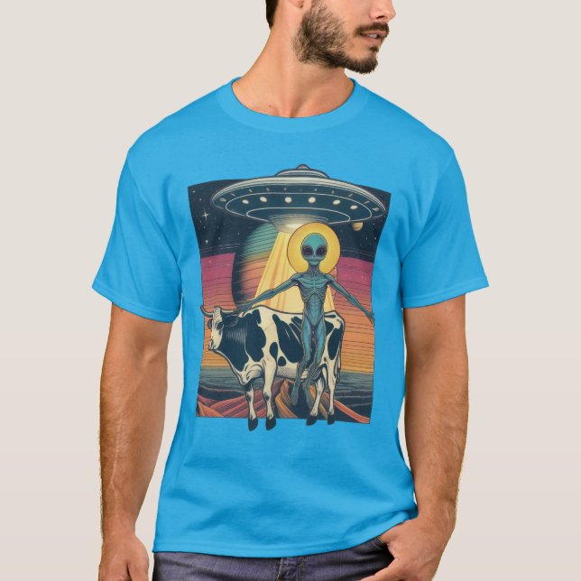 Camiseta Secuestro de granjas cósmicas (Anverso)