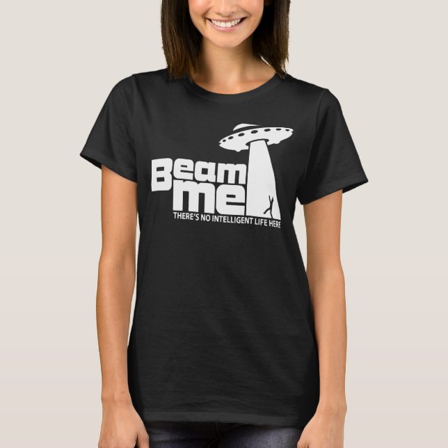 Camiseta Secuestro de nave espacial me hace sonar (Anverso)
