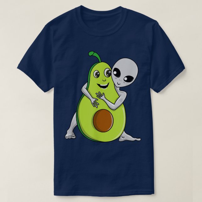 Camiseta Secuestro de OVNI de aguacate Espacio divertido Ab (Diseño del anverso)