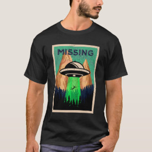 Camiseta Secuestro de ovnis alienígenas en el espacio desap