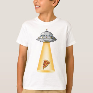 Camiseta Secuestro de Pizza OVNI Niños