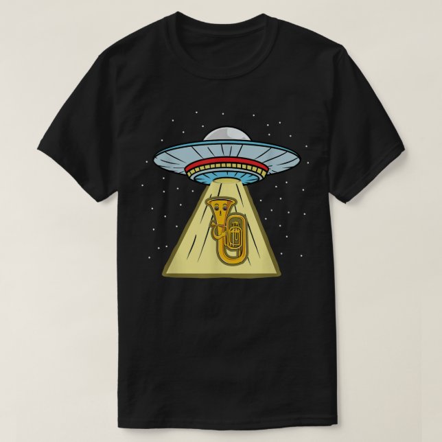 Camiseta Secuestro de Ufo del Cuerno Francés3 (Diseño del anverso)