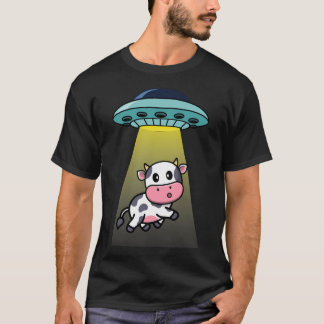 Camiseta Secuestro De Vacas Alienígenas Volando Ufo