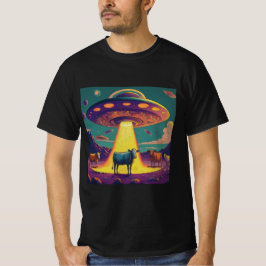 Camiseta Secuestro Extraterrestre Día de Secuestro de Vacas