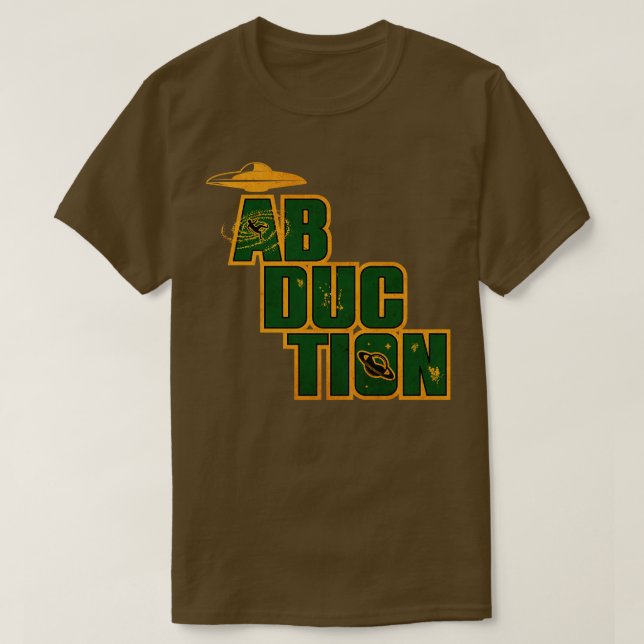 Camiseta Secuestro por ovni (Diseño del anverso)