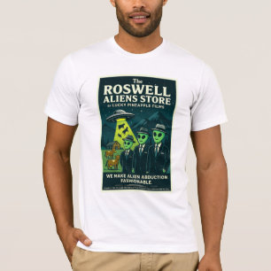 Camiseta Secuestro retro de moda de Roswell Aliens en los a