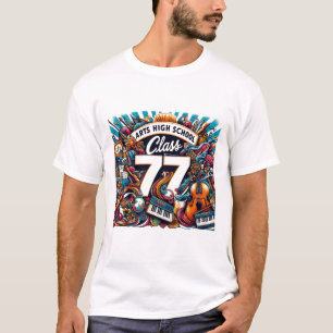 Camiseta Secundaria de arte de 77 años