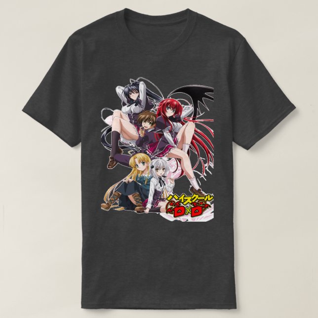 Camiseta secundaria dxd rias gremory 4 (Diseño del anverso)