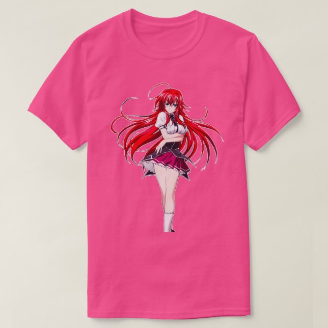 Camiseta secundaria dxd rias gremory 7 (Diseño del anverso)