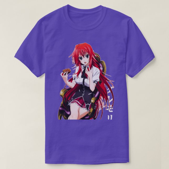 Camiseta secundaria dxd rias gremory 8 (Diseño del anverso)