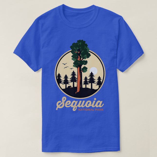 Camiseta Secuoia General Sherman Tree Camping Sequoia Natio (Diseño del anverso)