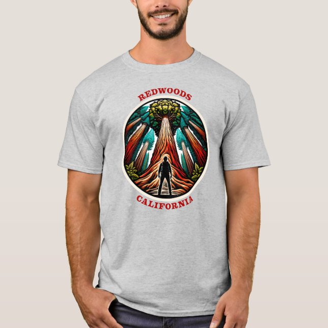 Camiseta secuoyas de California (Anverso)