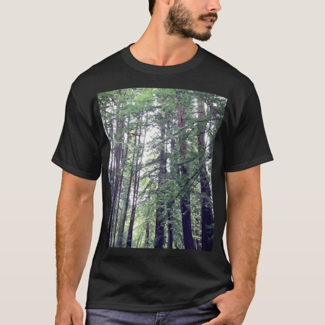 Camiseta secuoyas de California por Mhana de Heaven (Anverso)