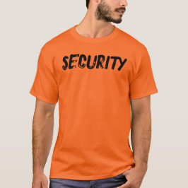 Camiseta SECURITY (front AND back) T-shirt