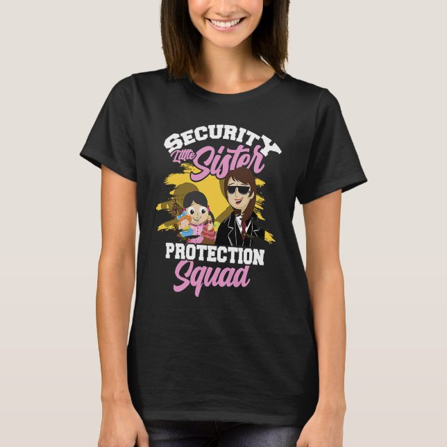 Camiseta Security little sister protection squad  Programme (Anverso)