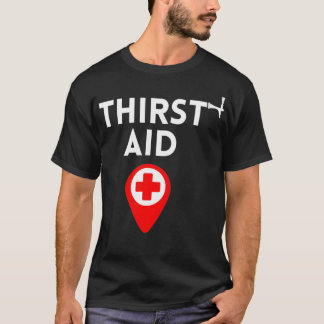 Camiseta Sed Aid Funny Bartender Regalo Bartending Chiste M