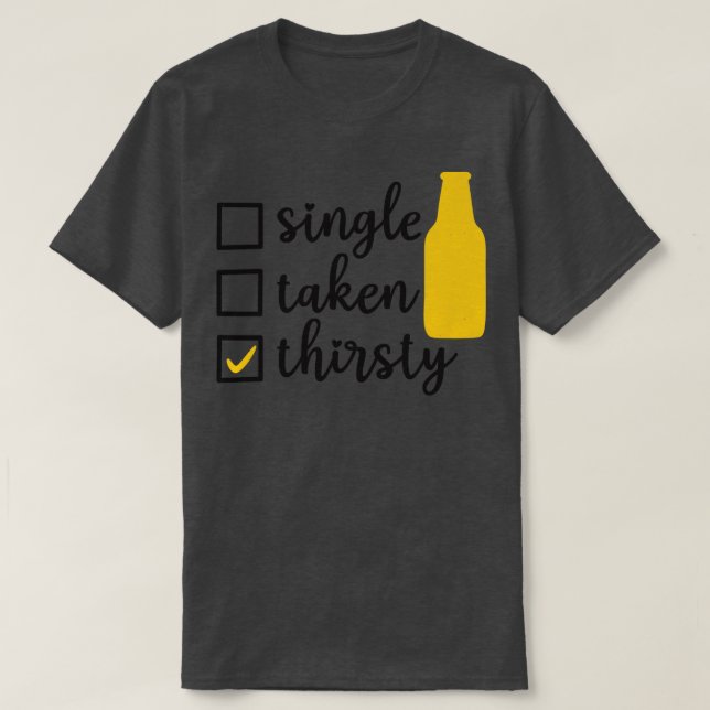 Camiseta Sed Tomada Única 1 (Diseño del anverso)