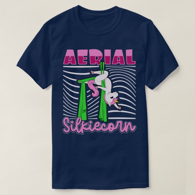 Camiseta Seda aérea aérea de Silkiecorn (Diseño del anverso)
