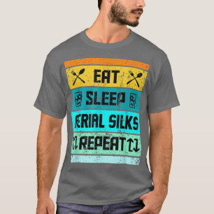 Camiseta Seda Aérea Trapeze Yoga Acro Para Hombres Mujeres 