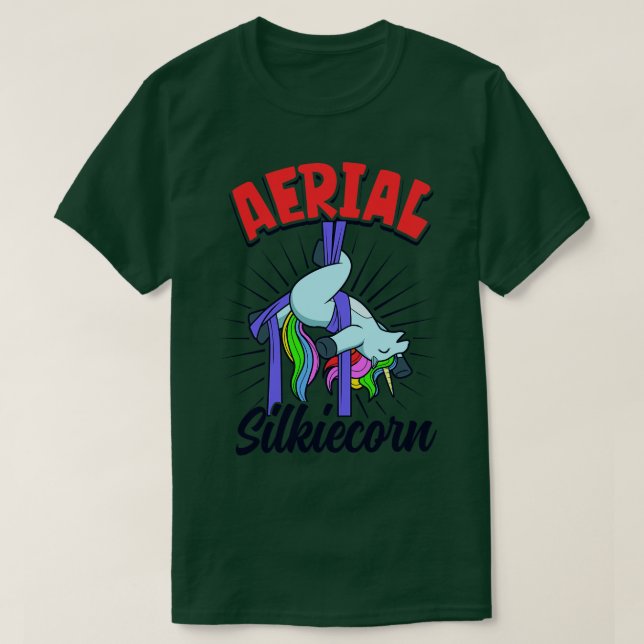 Camiseta Sedas aéreas de Silkiecorn aéreas 1 (Diseño del anverso)
