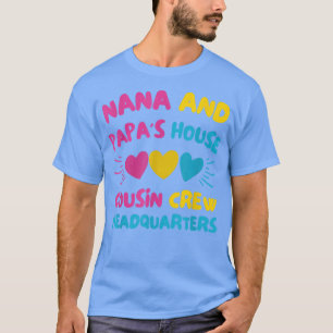 Camiseta Sede de la tripulación de la casa de Nana y Papa's